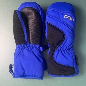 HEAD Youth Ski Mittens Insulated Gloves Purplish Blue Size xs